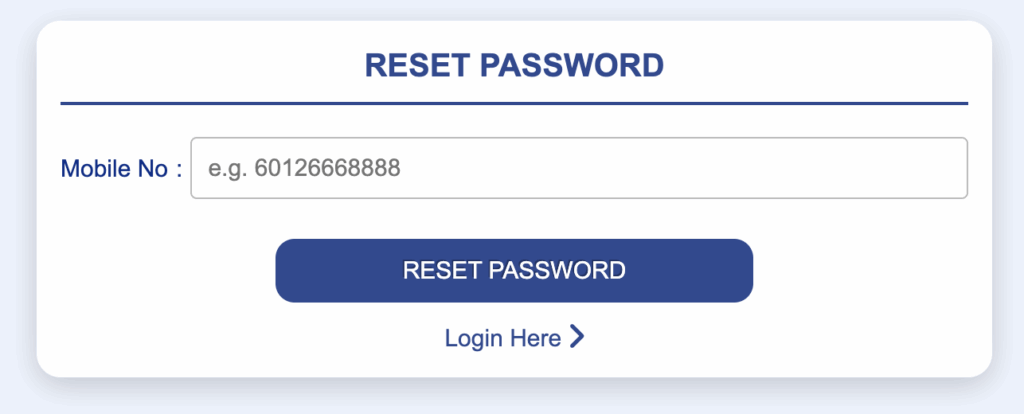 100cucu login password reset