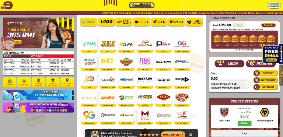 ramly888 online casino review